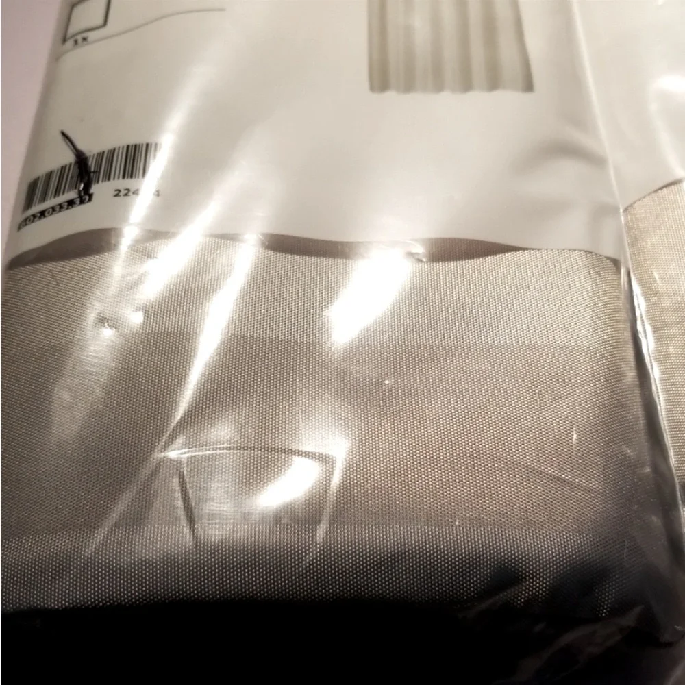 IKEA Shower Curtain SALTGRUND . Color: Gray. 180x180 cm, 71x71